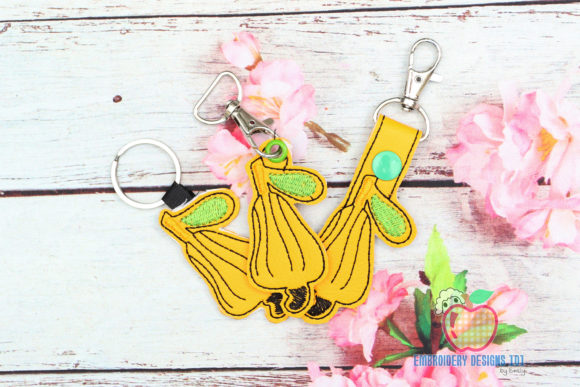 Cashew Apple ITH KeyFob Snaptab Embroidery Review