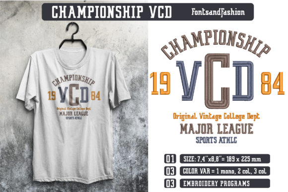 Championship VCD: A Designer Review for Seasonal Embroidery