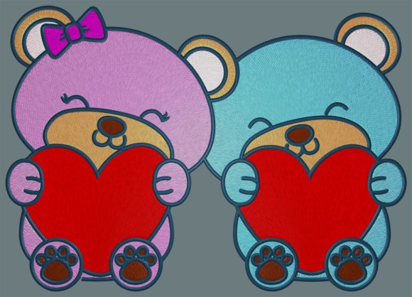 Love Little Bears – A Sweet Embroidery Design for Etsy and Small Shop Products