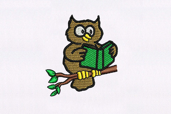 Owl Reading Book: A Smart Embroidered Design Review