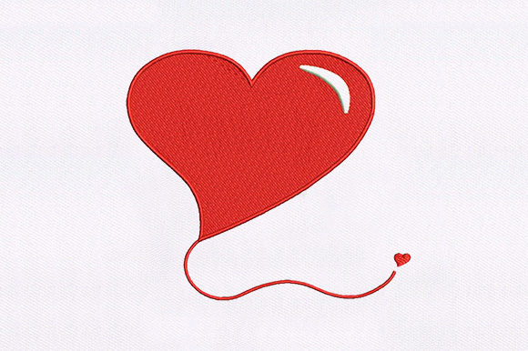 Red Heart: A Seller's Review of This Creative Fabrica Embroidery Design