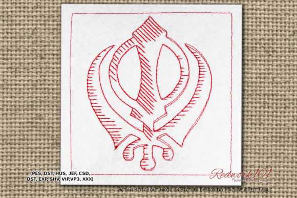 Reviewing Sikhism Khanda for Seasonal Embroidery Projects