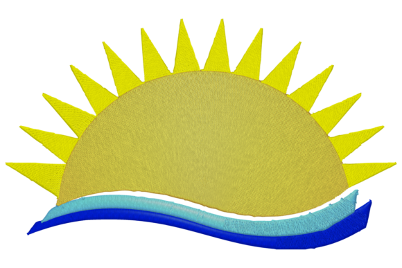Sun Sea Embroidery Design Review for Craft Fair Sellers